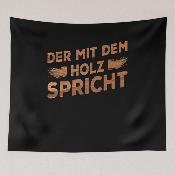 Item preview, Who speaks with the wood carpenter carpenter gift designed and sold by PlatonisDesign.