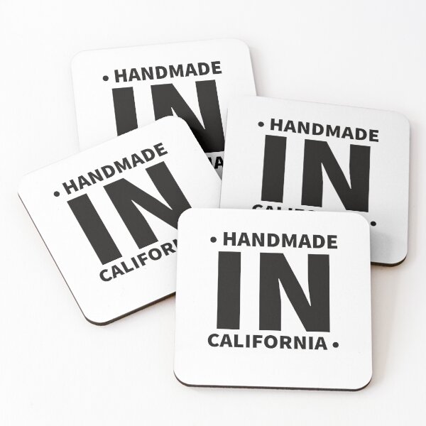 Artikelvorschau, HANDMADE IN CALIFORNIA - STICKER - CAR STICKER  entworfen und verkauft von Tropical Blood.