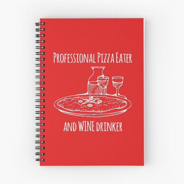 Artikelvorschau, Professioneller Pizzaesser und Weintrinker entworfen und verkauft von LusterGirl.