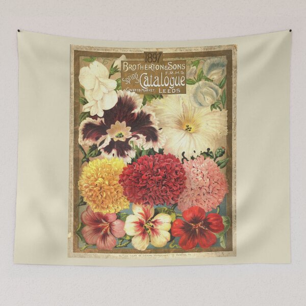 Item preview, Nasturtiums, petunias, and sweet peas - Brotherton  1897 designed and sold by killies.