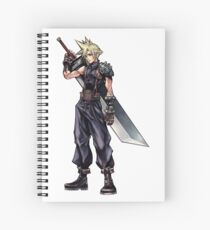 Cloud Strife Spiral Notebook