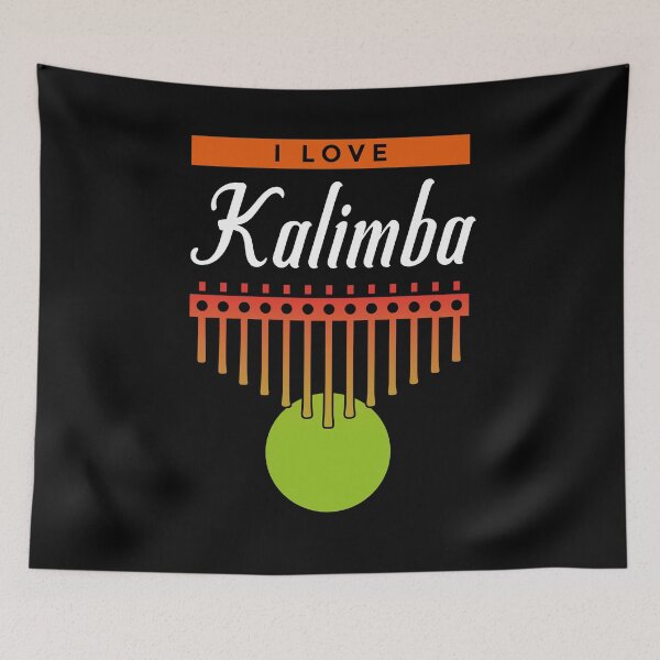 Item preview, i love Kalimba Thump Piano African Music Instrument Gift  designed and sold by Rzelemenz.