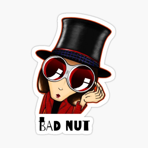 Wonka Bad Nut Orange Sticker