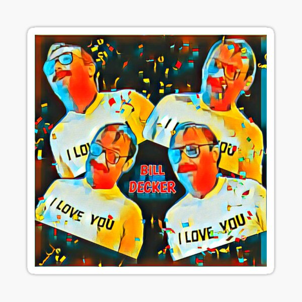 "Bill Decker " Sticker by RGPdesigns Redbubble