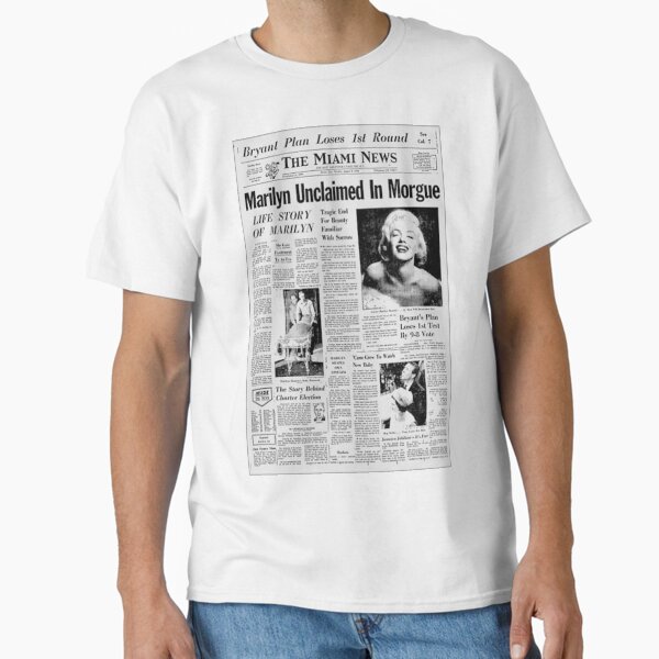 Artikel-Vorschau von marilyn monroe auf zeitung, designt und verkauft von Sinai Bina.