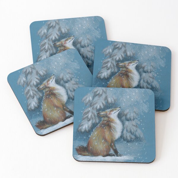 Item preview, Fox under the snow. Winter snowy landscape designed and sold by Colibri77.