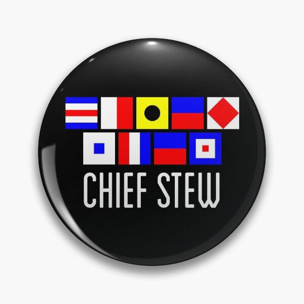 Item preview, Cute Yachtie Gift - Nautical Flag Chief Stew designed and sold by brizodesign.