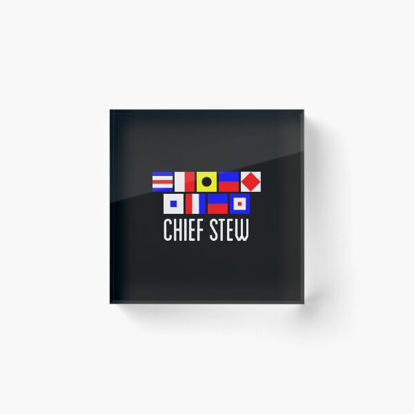 Item preview, Cute Yachtie Gift - Nautical Flag Chief Stew designed and sold by brizodesign.