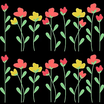 Artwork thumbnail, Cute Roses Pattern by evokearo