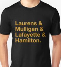 Hamilton Names Unisex T-Shirt