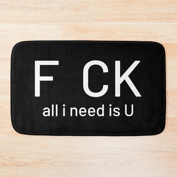 Item preview, Fuck all I Need Is U , Funny Shirt , Mom Shirt, Humour Shirt, Funny Gift , Typography designed and sold by KunKhalil.