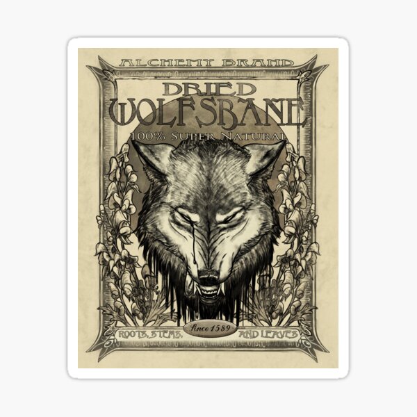 Dried Wolfsbane Sticker