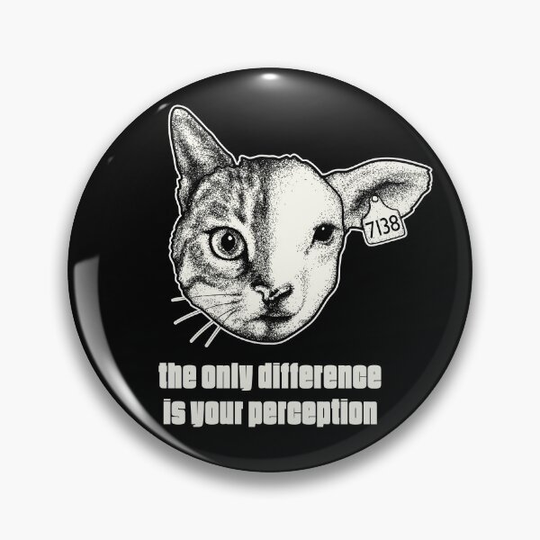 Item preview, The Only Difference Is Your Perception - Cat / Lamb Sheep designed and sold by lichthaus.
