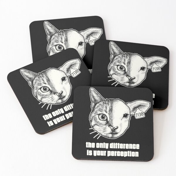 Item preview, The Only Difference Is Your Perception - Cat / Lamb Sheep designed and sold by lichthaus.