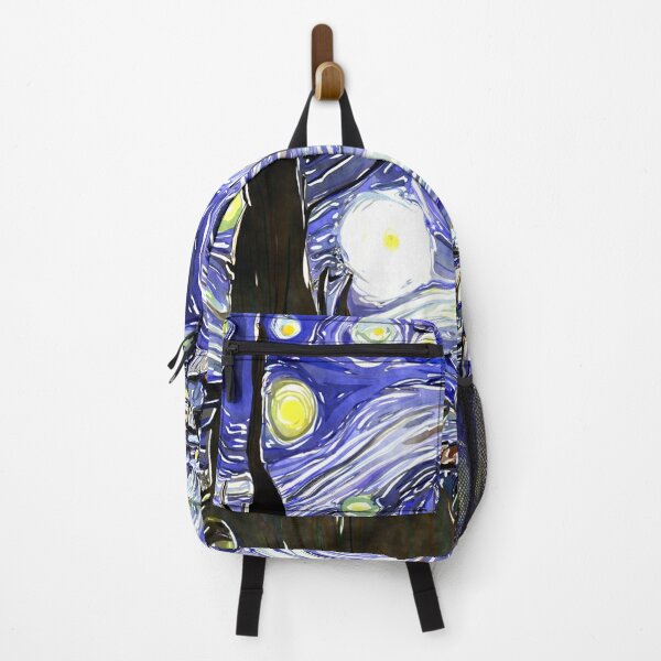 Starry Night by Vincent Van Gogh Backpack by Art Gallery