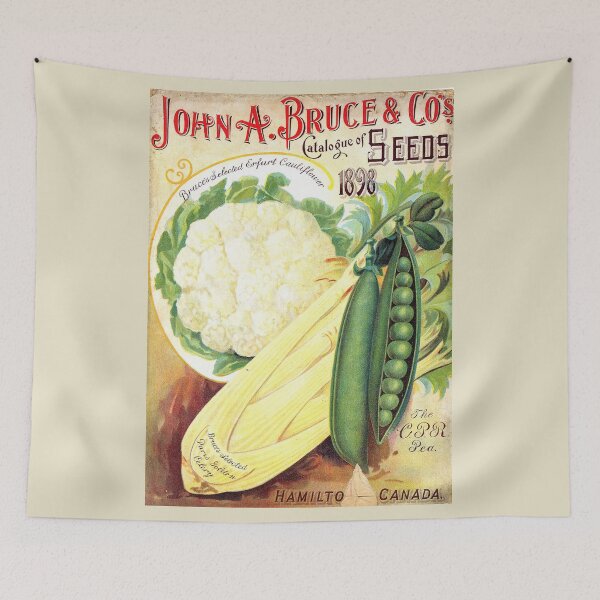 Item preview, Cauliflower, celery, and peas - Bruce's 1898 Vintage Vegetable Seed designed and sold by killies.