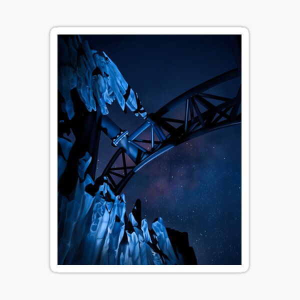 Taron Night Sky Phantasialand Sticker