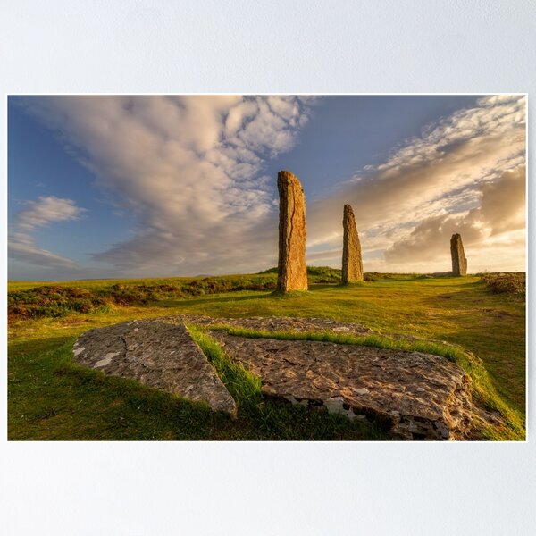 Item preview, Ring of Brodgar Summer Skies Orkney Isles Scotland designed and sold by PhotosEcosse.