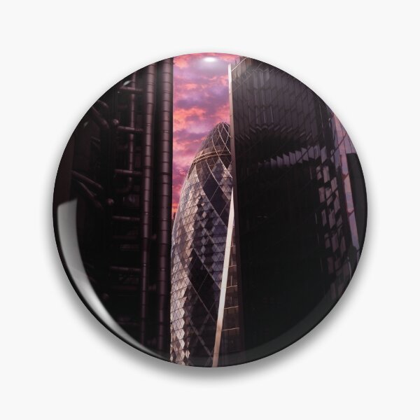 Item preview, A Pink Sunset over The Gherkin designed and sold by Chris Dalton Photography.