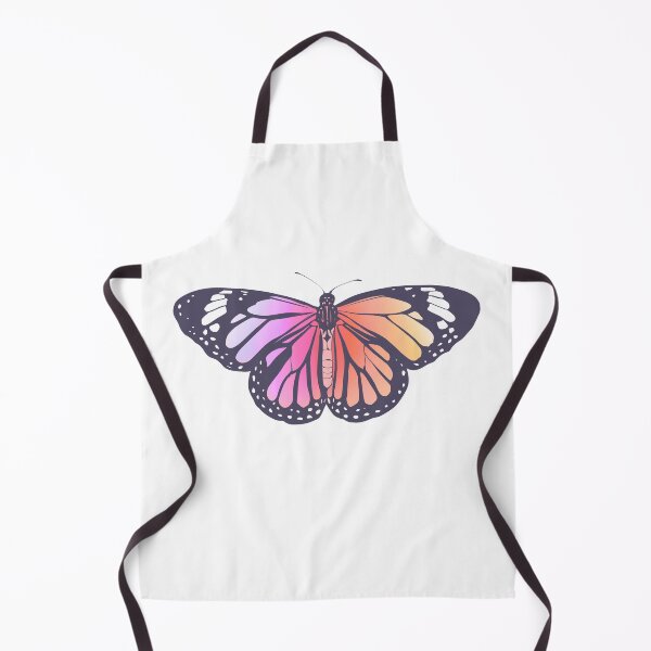 Item preview, Aesthetic Warm Rainbow Ombré Monarch Butterfly  designed and sold by illhustration.