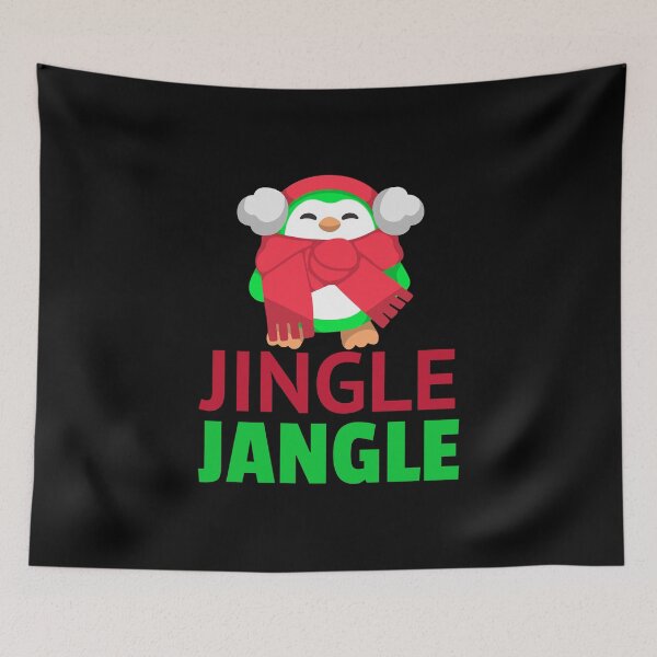 Item preview, Jingle Jangle Christmas Cute Penguin designed and sold by jacks-tees.
