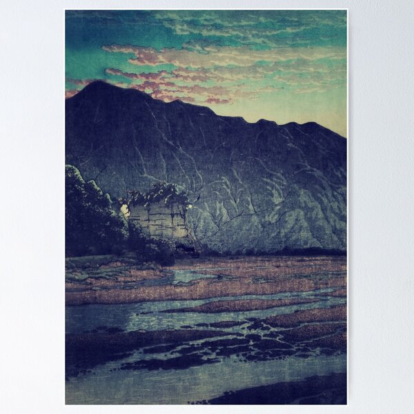 Item preview, As the Day Fades in Keniku - Nature Landscape designed and sold by Kijiermono.