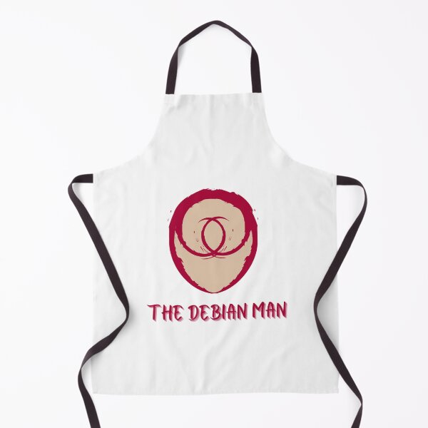 Item preview, The debian man - linux unix geek designed and sold by Indite.