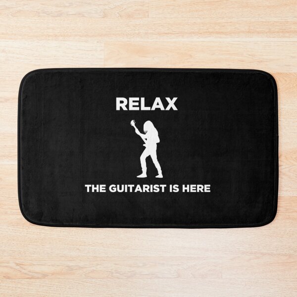 Item preview, Relax The Guitarist Is Here (White) designed and sold by UncleApo.