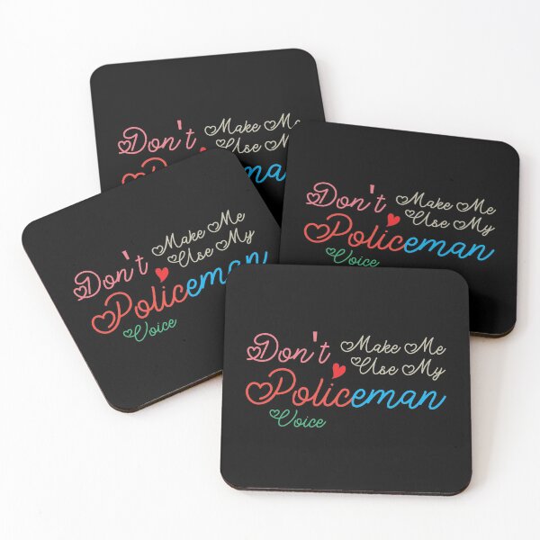 Item preview, Don't Make Me Use My Policeman Voice, Cute Funny Gift Idea For Police officer designed and sold by awesomedraw.