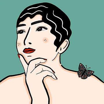Imagen de la obra ¡Oh mariposa! de Roshi-R