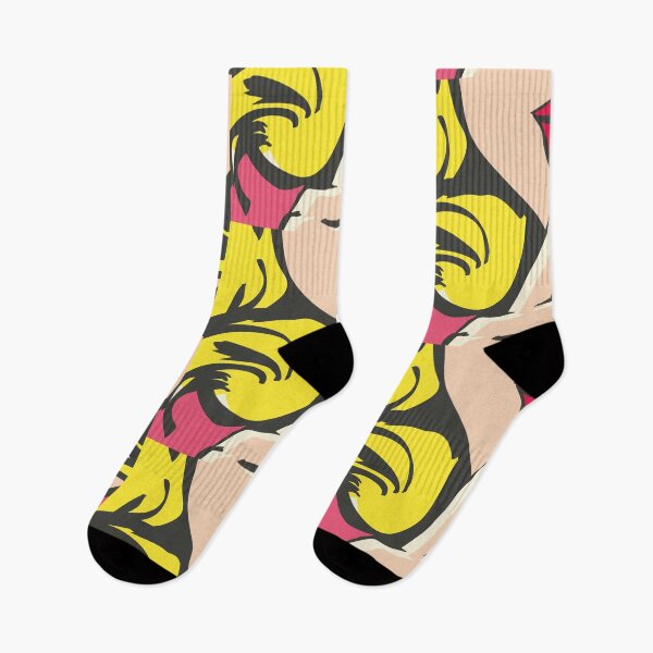 Item preview, Pop art shhh woman, finger on lips, silence gesture, shut up designed and sold by etraveler.