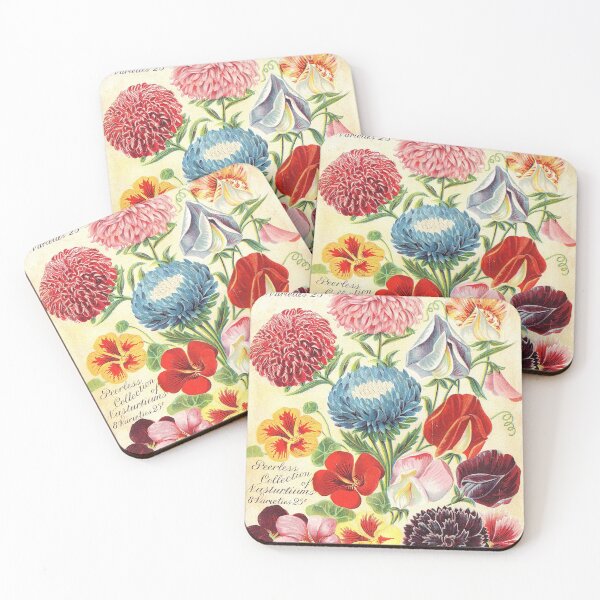 Item preview, Sweet pea, Aster, Nasturtium, Dianthus - Bruce's 1898 designed and sold by killies.