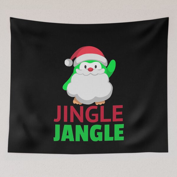 Item preview, Jingle Jangle Christmas Cute Santa Penguin designed and sold by jacks-tees.