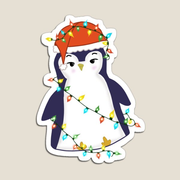 Christmas Penguin Magnet