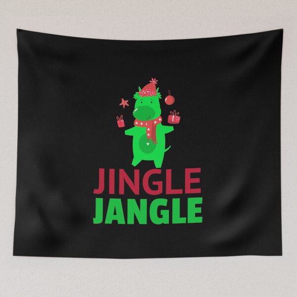 Item preview, Jingle Jangle Christmas Cute Cow designed and sold by jacks-tees.