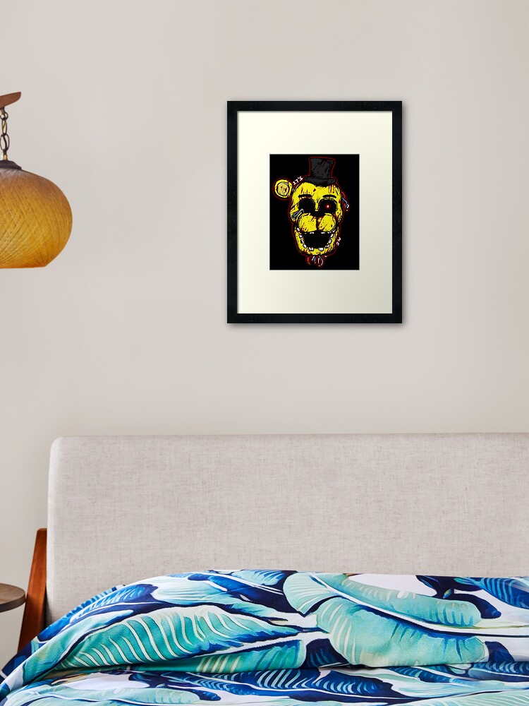 Bloody Golden Freddy FNAF Art Print