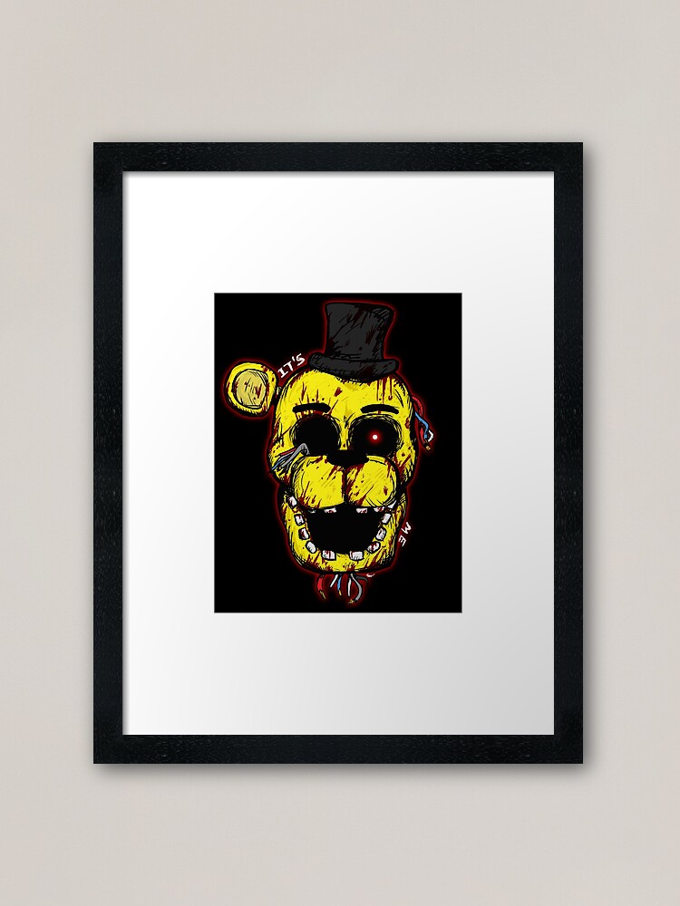 Bloody Golden Freddy FNAF Art Print