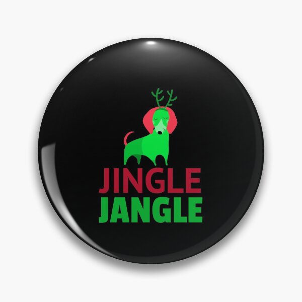 Item preview, Jingle Jangle Christmas Cute Dog designed and sold by jacks-tees.