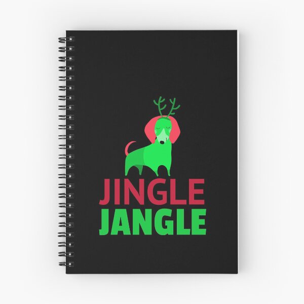 Item preview, Jingle Jangle Christmas Cute Dog designed and sold by jacks-tees.