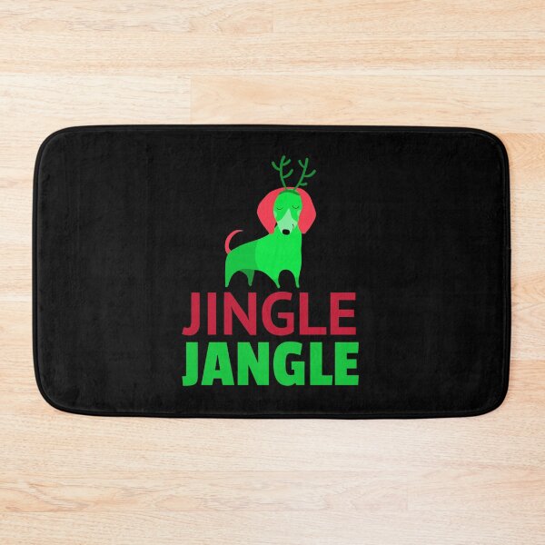 Item preview, Jingle Jangle Christmas Cute Dog designed and sold by jacks-tees.