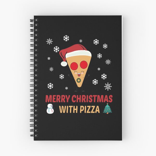 Item preview, Merry Christmas with Pizza designed and sold by MG STORE.