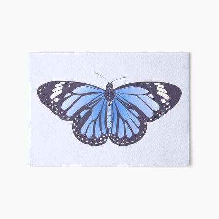 Aesthetic Pastel Purple Monarch Butterfly Art Board Print By Illhustration Redbubble