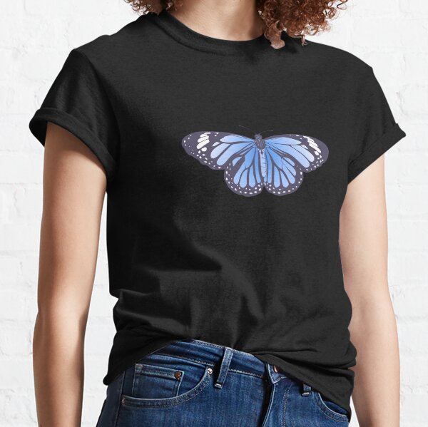 Blue Monarch Butterfly T Shirts Redbubble