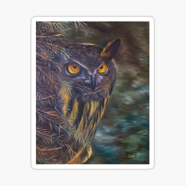 Eagle Owl Sticker
