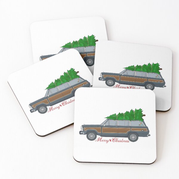 Item preview, Merry Christmas Tree on Vintage Car designed and sold by Amanda Milot.
