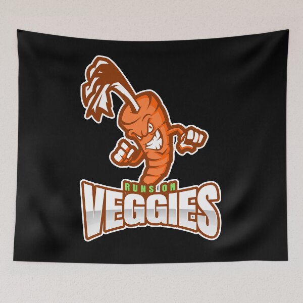 Item preview, Runs on Veggies - Angry Carrot Design for Vegetarians and Vegans designed and sold by betterlifeisveg.