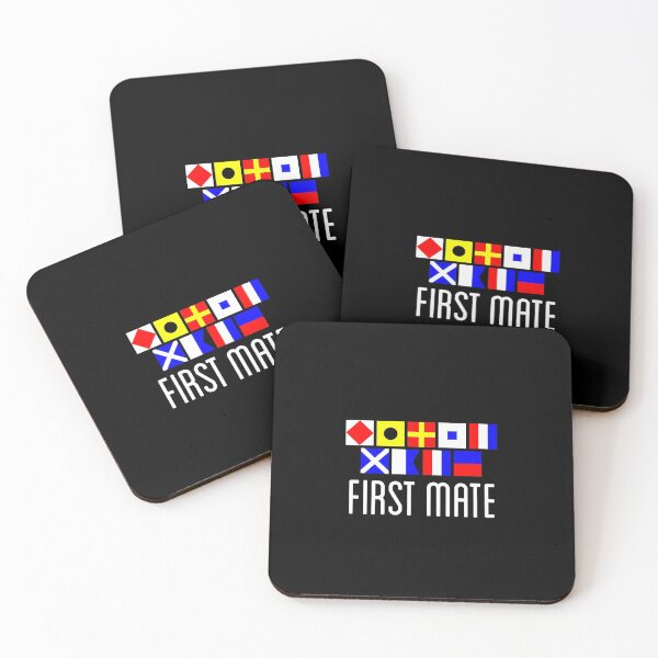 Item preview, Cute Yachtie Gift - Nautical Flag First Mate designed and sold by brizodesign.