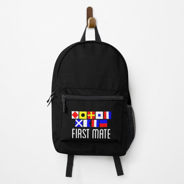 Item preview, Cute Yachtie Gift - Nautical Flag First Mate designed and sold by brizodesign.