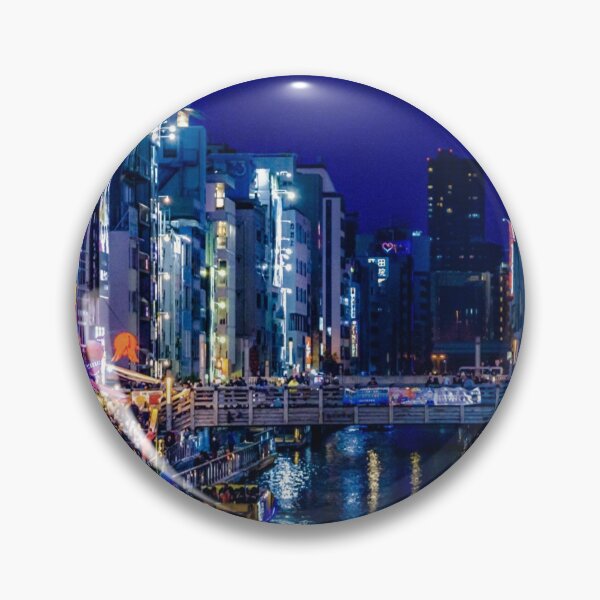 Item preview, Dotonbori Night Scene, Osaka, Japan designed and sold by DFLC Prints.