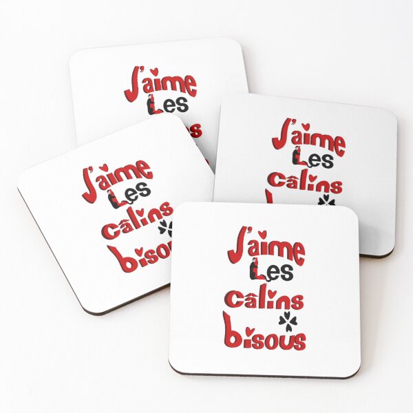Aperçu de l'œuvre J’aime les câlins plus bisous créée et vendue par CyrilsDesigns.
